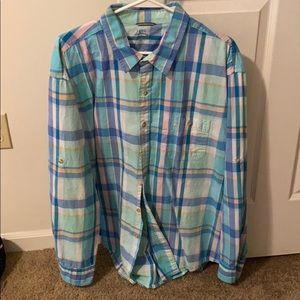 Izod long sleeve button down